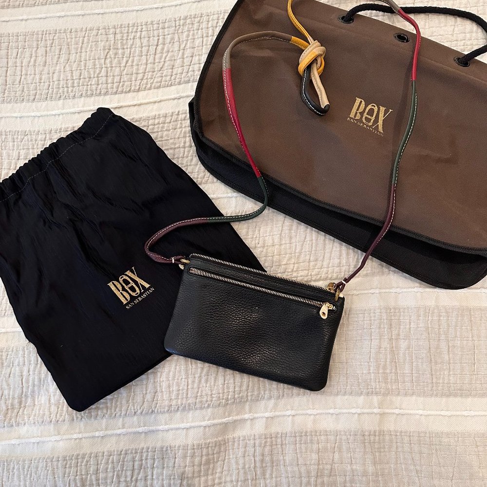 Box brand from San Sebastian, Spain Small crossover purse